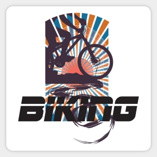 Biking Sticker